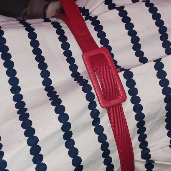 Liz Claiborne white navy dress size 10 - Picture 2 of 4